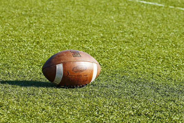 Football store on turf